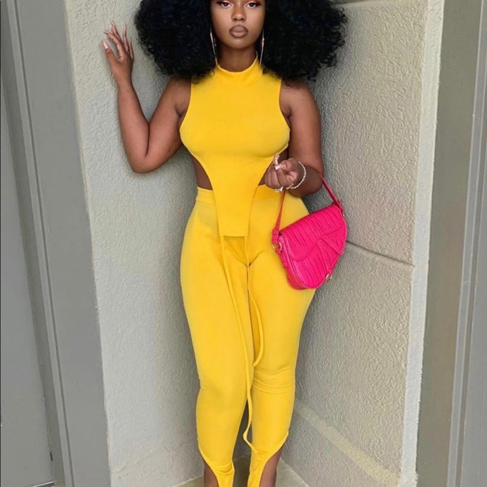 two piece golden set